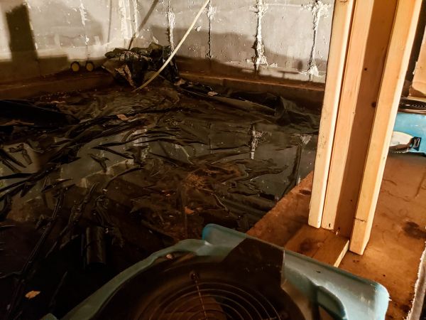 Crawlspace Water Cleanup in Longmont